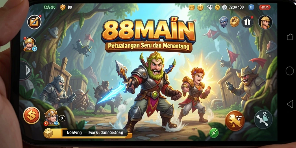 Tampilan gameplay seru dari 88MAIN yang penuh petualangan.