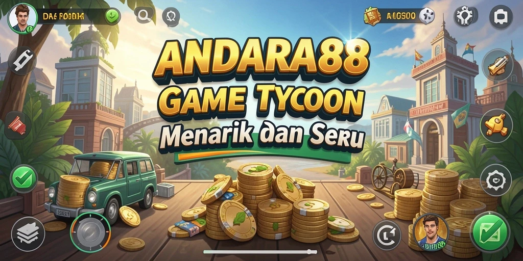 Screenshot gameplay ANDARA88 menampilkan pengalaman Tycoon yang mendalam.