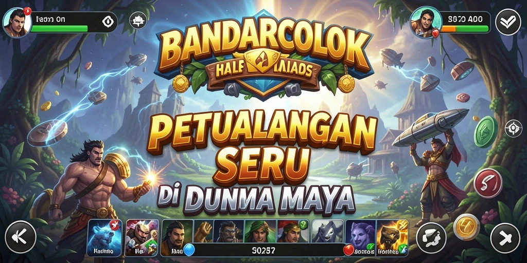 Tampilan gameplay petualangan BANDARCOLOK dengan misi menantang.
