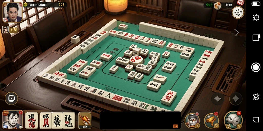 Tampilan gameplay DKK yang menggugah semangat bermain Mahjong.