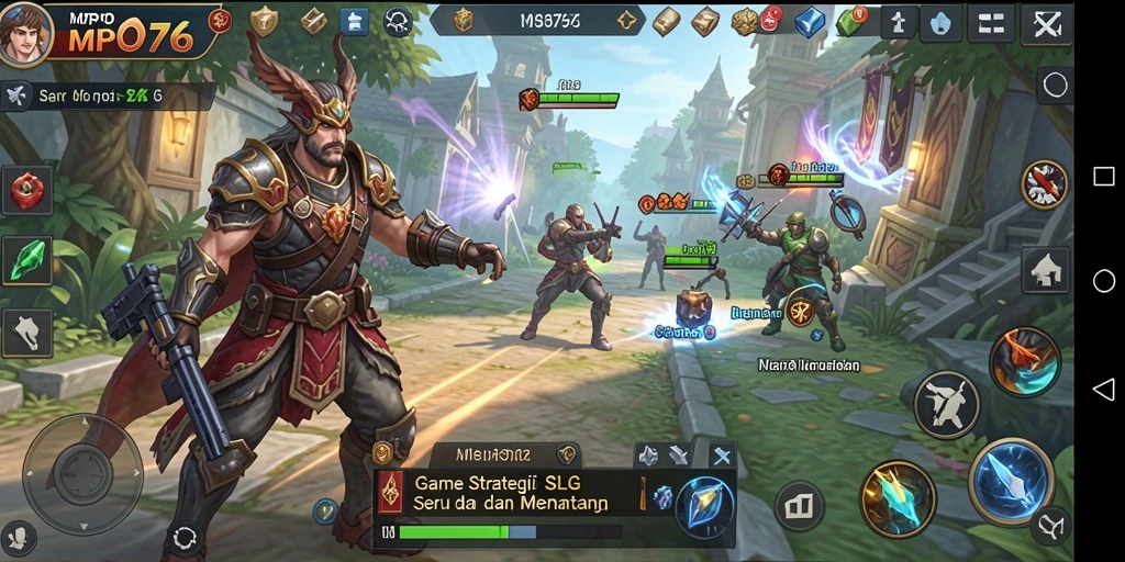 Tampilan gameplay seru dalam MPO76 yang penuh strategi.