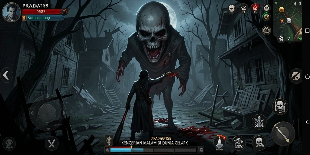 Gameplay menegangkan dengan hantu mengejar pemain.